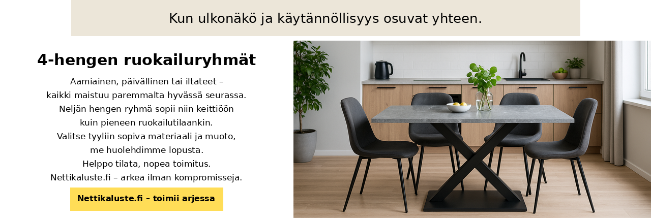 4-hengen ruokailuryhm&auml;t