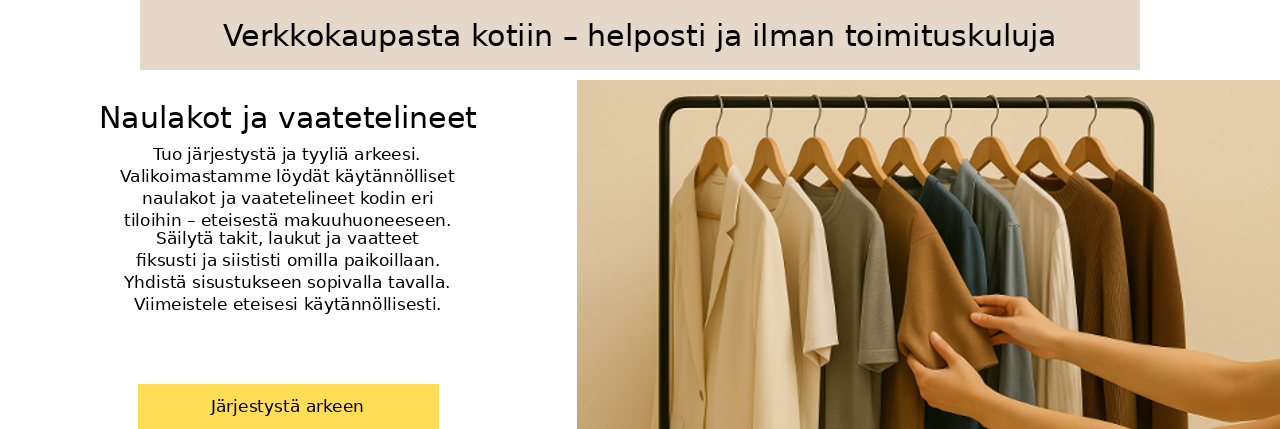 Naulakot ja vaaterekit