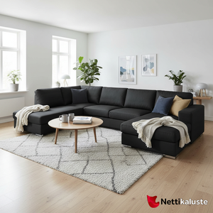 Carelia Jumbo nahkainen U-kulmadivaanisohva