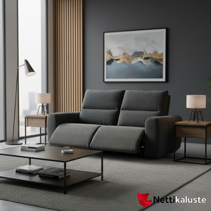 Otto mekanismisohva 3-ist, harmaa