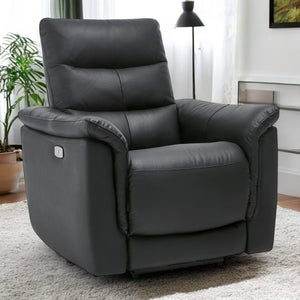 Paris s&auml;hk&ouml;s&auml;&auml;t&ouml;tuoli, nahkaverhoiltu