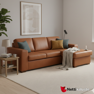 Portland divaanisohva, nahkaa