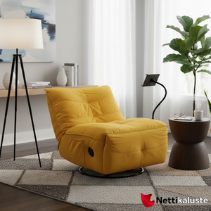 Spinner recliner mekanismituoli, keltainen
