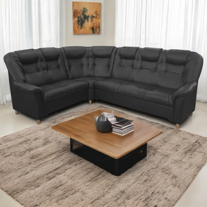 Austin kulmasohva, nahka