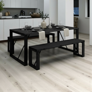 Edna 6-hengen ruokailuryhm&auml; penkeill&auml;, 180 cm