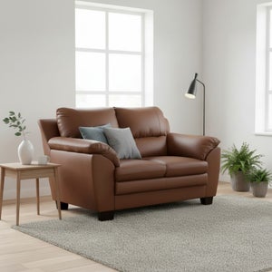 Emmeliini 2-istuttava nahkasohva