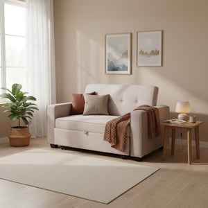 Hagfors vuodesohva, beige