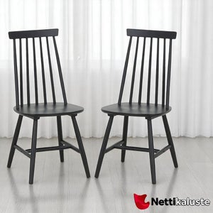 Loviisa pinnatuoli 2 kpl, musta