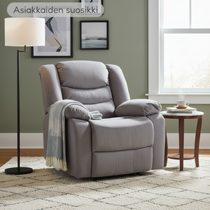 Miley s&auml;hk&ouml;k&auml;ytt&ouml;inen mekanismituoli, harmaa