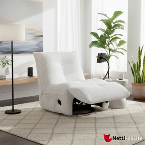 Spinner recliner mekanismituoli, valkoinen