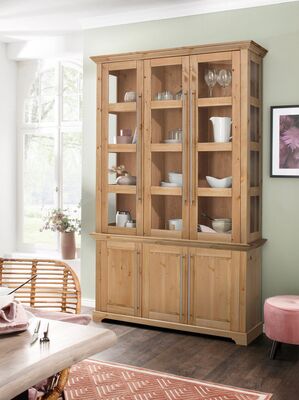 Nelly 3 lasiovivitriini, luonnonväri mänty