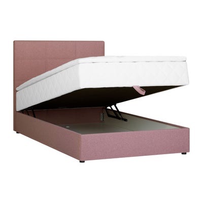 Janis s&auml;nky s&auml;ilytyslaatikolla, 120x200 cm, normaali- ja keskipaino