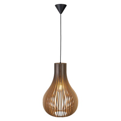 Osaka riippuvalaisin &Oslash; 38cm, puu/musta