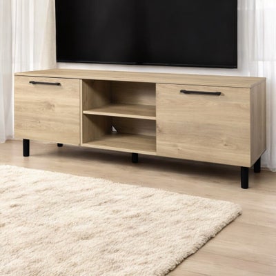 Solo TV-taso 166 cm, 2 ovea, hunajatammi