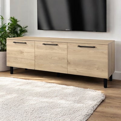 Solo TV-taso 166 cm, 3 ovea, hunajatammi