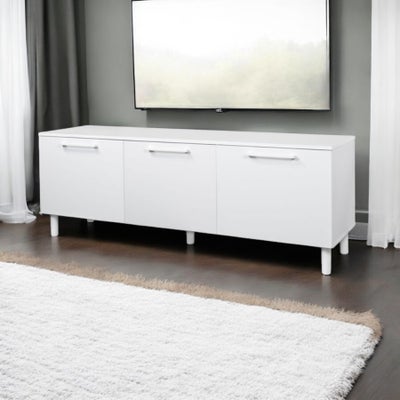 Solo TV-taso 166 cm, 3 ovea, valkoinen