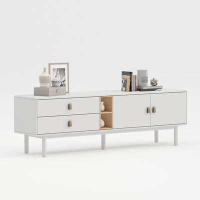 Bowe Tv-taso 180 cm, valkoinen