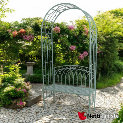 Verdo puutarhapenkki kaarella