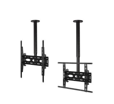B-TECH BT 8426 &ndash; tv- ja n&auml;yt&ouml;n kattoteline, musta 65" / 50 kg