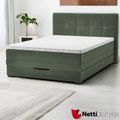 Laredo laatikkos&auml;nkypaketti 120x200 cm, vihre&auml;
