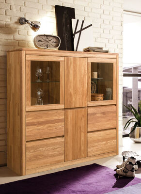 Mindi vitriinikaappi, massiivitammi