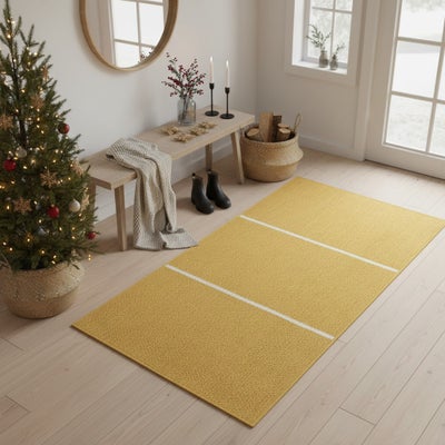 Aallokko matto, okra. useita kokoja