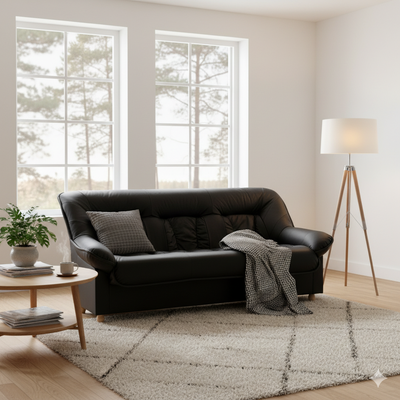 Arthur 3-istuttava nahkasohva