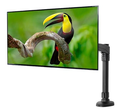 B-TECH BT7373 n&auml;yt&ouml;n p&ouml;yt&auml;teline kahdella jatkovarrella, musta