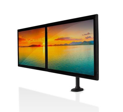 B-TECH BT7374 n&auml;yt&ouml;n p&ouml;yt&auml;teline kahdelle n&auml;yt&ouml;lle, musta