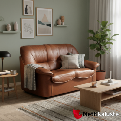 Boston nahkasohva, 2-istuttava