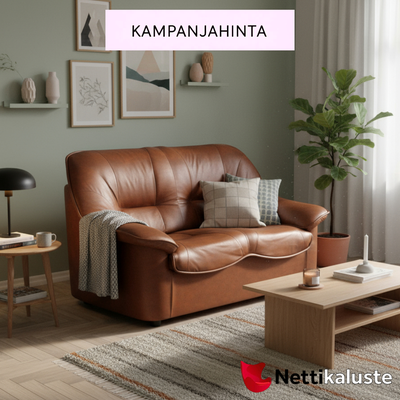 Boston nahkasohva, 2-istuttava