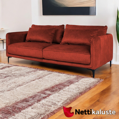 Eloise leposohva 3-istuttava, oranssi