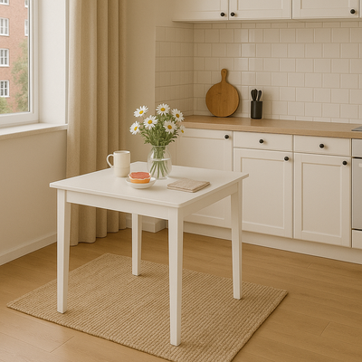 Huurre ruokap&ouml;yt&auml; 68x68 cm, valkoinen