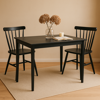 Huurre ruokap&ouml;yt&auml; 115x68 cm, musta