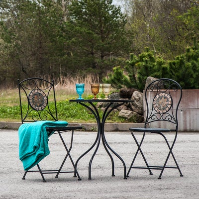 Mosaic puutarharyhm&auml;, metallia