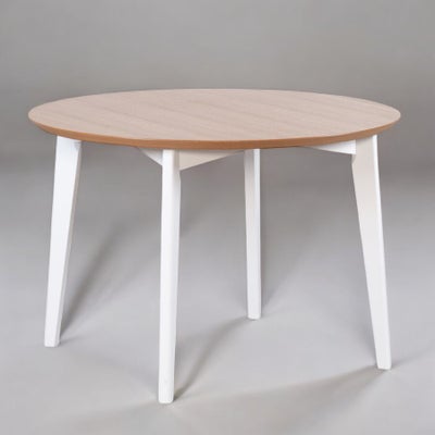 Lumme ruokap&ouml;yt&auml; &Oslash;100 cm, valkoinen/tammi