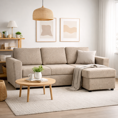 Lumo vuodedivaanisohva, beige