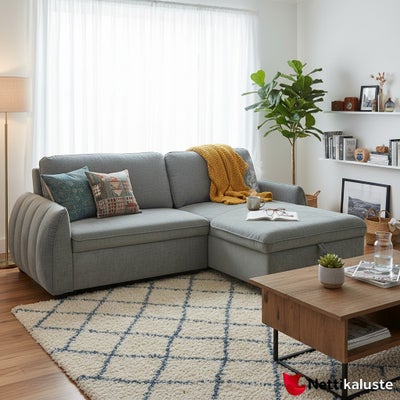 Mira vuodedivaanisohva, sinivihre&auml;