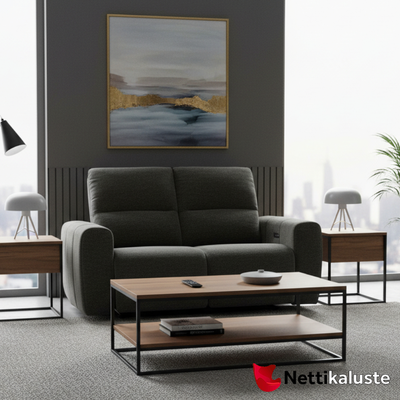 Otto mekanismisohva 2-ist, harmaa