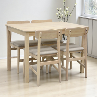 Pilvi ruokaryhm&auml; 115x75 cm, white wash