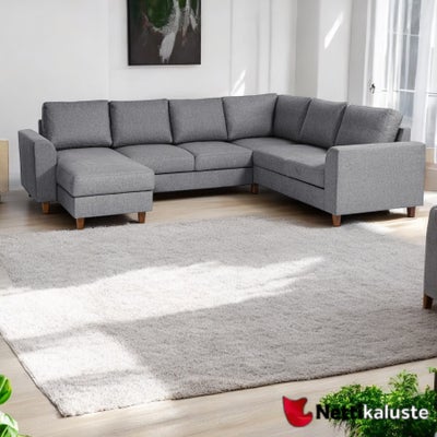 Renata U-kulmadivaanisohva vuoteella