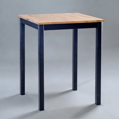 Rustiikki baarip&ouml;yt&auml;, musta/tammi