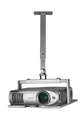 SENACO EP 130 projektorin katto-/sein&auml;teline hopea &ndash; max 15 kg