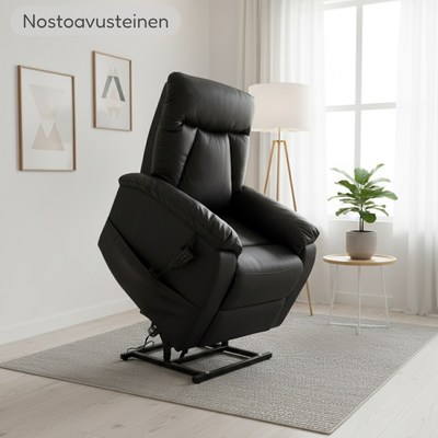 Sampo s&auml;hk&ouml;k&auml;ytt&ouml;inen mekanismituoli nostoavustimella