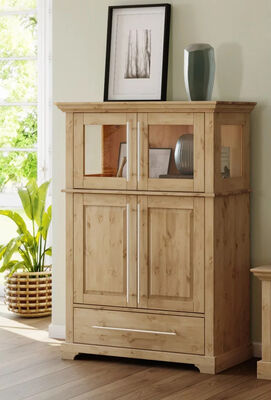 Nelly vitriinikaappi, luonnonväri mänty