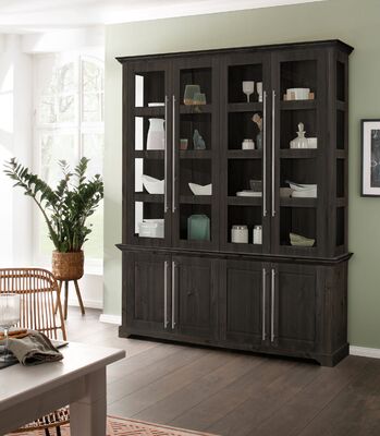 Nelly 4 lasiovivitriini, harmaa