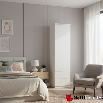 Anton umpiovikaappi vetolaatikoilla 185 cm