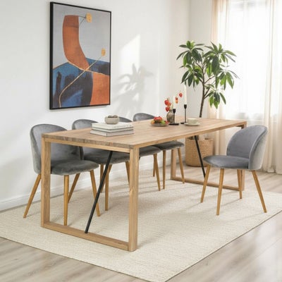 Edna lankkup&ouml;yt&auml; puujaloilla, eri kokoja