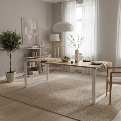 Edna lankkup&ouml;yt&auml; metallijaloilla, eri kokoja