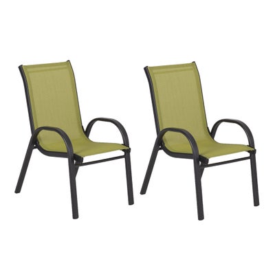 Fianna lasten puutarhatuoli 2 kpl, vihre&auml;